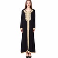 muslim-Kaftan-Maxi-black-Long-sleeve-long-Dress-moroccan-clothing-Islamic-abaya-arab-dubai-jalabiya--32749060071