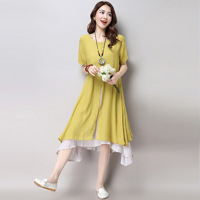 new-fashion-cotton-linen--women-casual-loose-long-summer-dress-vestidos-femininos-party-2018-dresses-32794982645