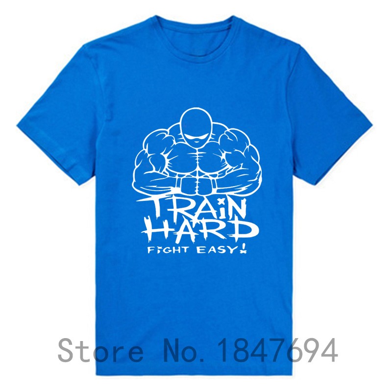 summer-Mens-T-shirt-Bodybuilding-Undershirt-Fitness-Men-Train-hard-fight-easy-T-Shirt-Top-Tees-32486608525