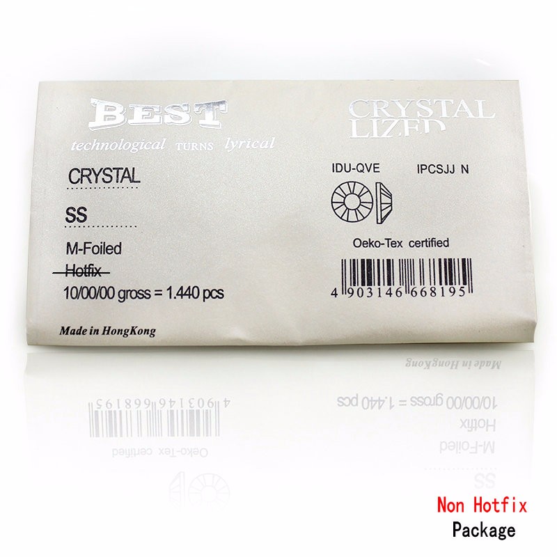 super-glitter-rhinestones-Crystal-AB-ss3-ss40-DMC-Non-Hot-Fix-FlatBack-strass-Sewing-amp-Fabric-garm-32248572493