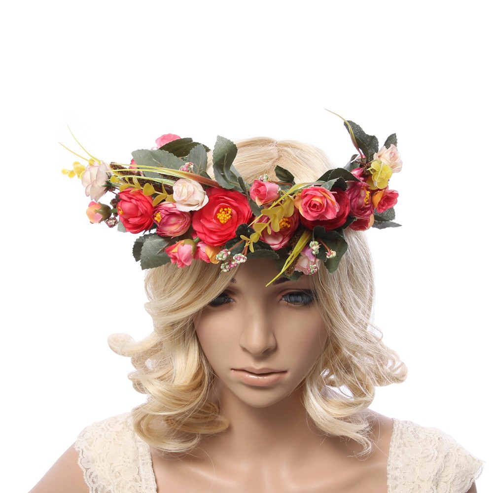 flower garland headpiece