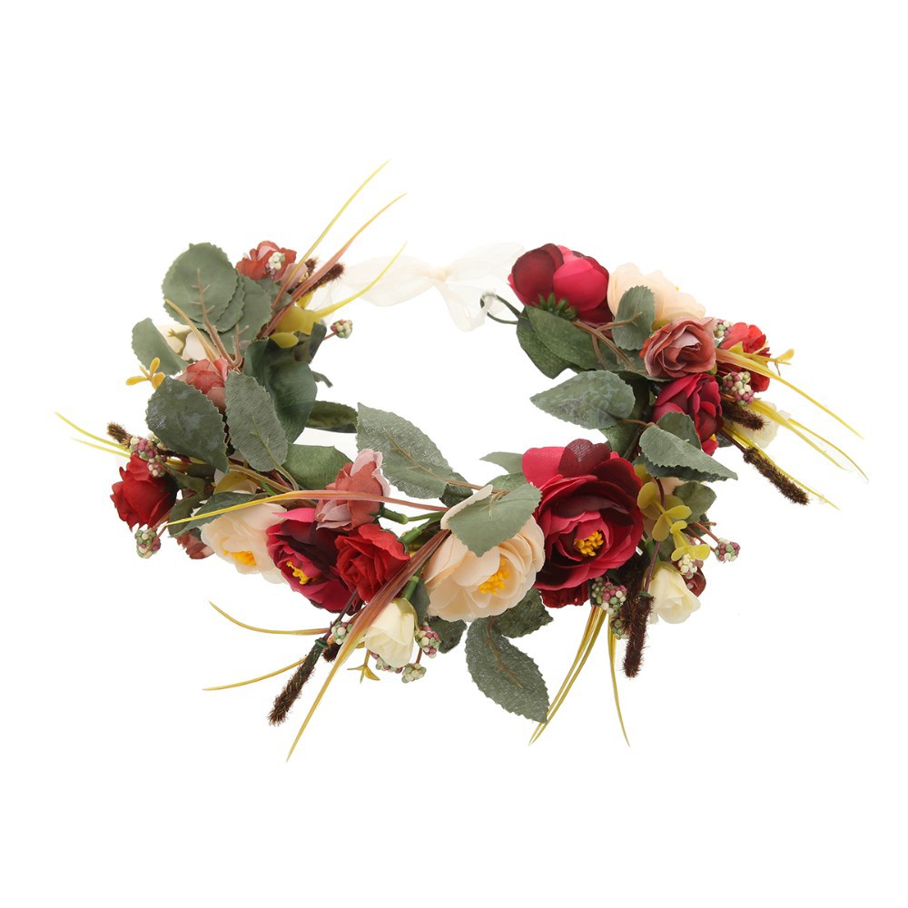 women-flower-crown-Flower-Garland-headpiece-for-Wedding-Festivals-Girls-flower-Wreath-Headpiece-girl-32411990152