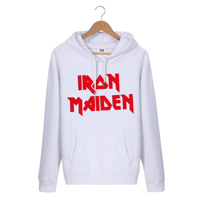 2016 New Arrival Pullover Casual Sportswear Cotton Printed Iron Maiden ...