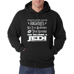 Adult Hogwarts Hot Sale I Become A Jedi men  hoodies 2016 autumn winter new sweatshirt men casual fleece hooded men for fans