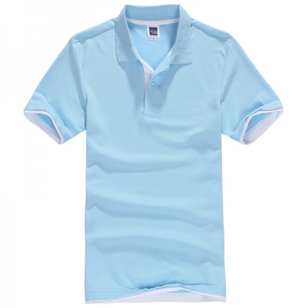 Brand New Men's Polo Shirt Men Cotton Polyester Polo Shirts Short Sleeve shirt Plus Size XS-3XL mens polo shirt