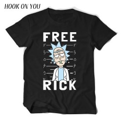 Free rick and morty geek T shirt men women TV tee anime funny t-shirt Cool Rick Morty men Summer Anime B T-shirts
