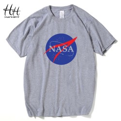 HanHent NASA Fashion Mens T-shirt New Summer style Printed Cotton Men t shirt Space Casual Fitness Clothing Tops Tees TH0376