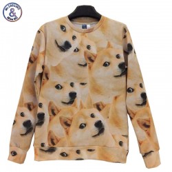 Mr.1991INC New fashion men/women 3d hoodies Funny printed dogs sudaderas hombre Moletom jacket tops W244