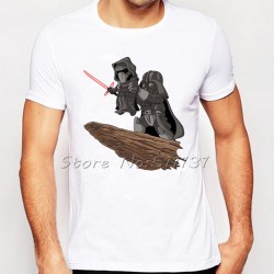 Newest Fashion Cool Star Wars Lion King Printed T-Shirt Summer Novelty Cartoon T Shirt Mens Hipster Short Sleeve Tee Tops
