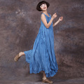 Summer-Dress-Patchwork-Solid-Color-Women-Dress-Casual-Loose-Vintage-Dress-Slash-Neck-Batwing-Sleeve--32628865060