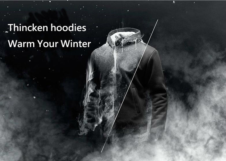 Winter Thicken Razer Print Gaming warm Hoodies sweatshirt winter ...